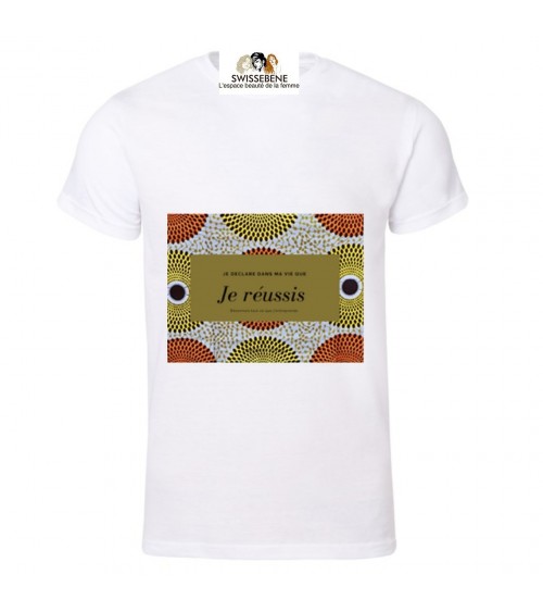 T-shirt premium manches courtes SWISSEBENE Création  maille piquée 100 % coton filé