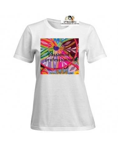 T-shirt premium manches courtes  SWISSEBENE Création  maille piquée 100 % coton filé