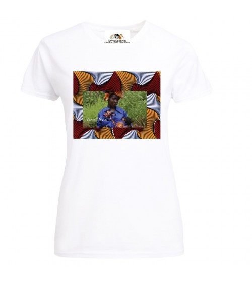 T-shirt premium manches courtes SWISSEBENE Création  maille piquée 100 % coton filé