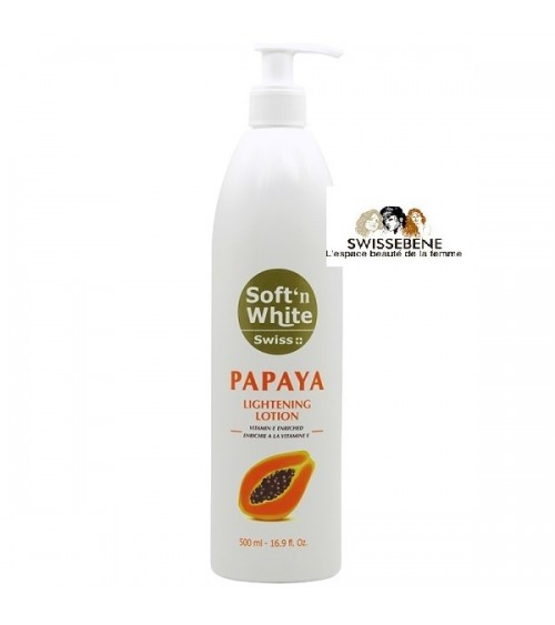 Soft'n white swiss Lotion démaquillante éclairssissante  250 ml