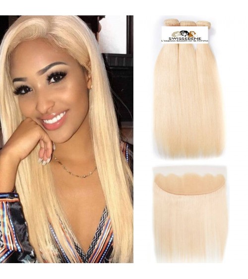 Closure cheveux brésiliens dentelle . 100 % Cheveux Humains vierge vague de fermeture dentelle 